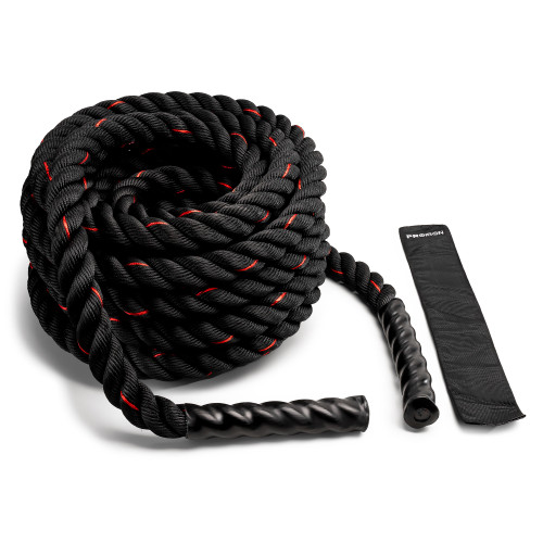 12 M (40 ft) Battle Ropes 38mm (1.5 Inch) Diamater Heavy Exercise Rope  ProIron PRO-ZS01-2