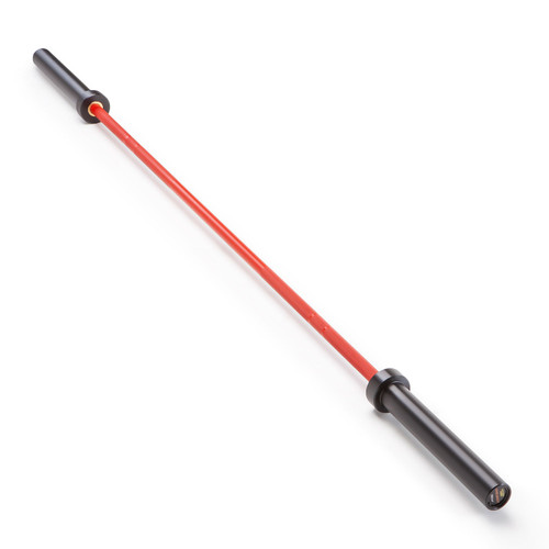 35lb Olympic Barbell SteelBody - STB-1000RB - Red and Black - Women's Bar Diameter