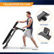 Adjustable Utility Bench  Marcy SB-670 - Infographic - Moving Bench with Handle and Wheels