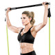 Bionic Body BBEB-020 Exercise Bar in use by Kim Lyons to add weight to her HIIT conditioning