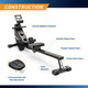 Compact Rowing Machine with Magnetic Resistance – XJ-6860RW  Marcy - Infographic - Construction