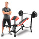 The Combo Bench with 100 lbs Weight Set CB-2982 by Competitor is brings everything to your home gym in one convenient purchase