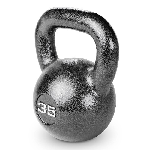 35 lbs. Hammertone Kettle Bell to optimize your HIIT conditioning workout!