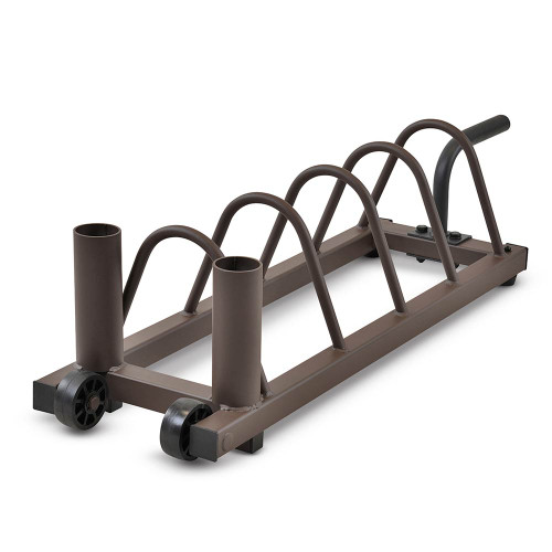 Horizontal Plate Rack SteelBody STB-0130 conveniently stores your olympic and standard plates