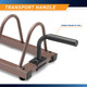 Horizontal Plate Rack SteelBody STB-0130 has a rubber handle that allows for easy transportation