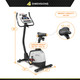 Magnetic Upright Exercise Bike with 15 Workout Presets  Circuit Fitness AMZ-594U - Dimensions