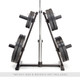 marcy a-frame olympic weight plate tree vertical bar holder PT-5740 close-up barbell