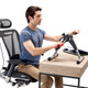 Marcy Portable Mini Magnetic Cardio Cycle for Home Gym and Office Use - NS-914 On Top of Desk