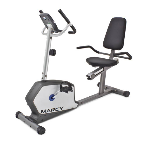 The Marcy Recumbent Bike NS-1201R is a convenient low-impact method of getting an intense cardio workout