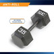 Marcy 35lb Hex Dumbbell IV-2035 - Infographic - Anti-Roll