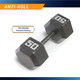 Marcy 50lb Hex Dumbbell  IV-2050 - Infographic -  Anti-Roll