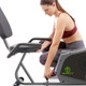 Marcy Adjustable Magnetic Resistance Recumbent Bike NS-1206R Seat Moves Forward Backward  with Model