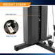 Marcy Club 200lb Home Gym  MKM-81010 - Infographic - Weight Stack and Lock