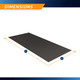 Marcy Equipment MAT-366 is 78 inches long and 36 inches wide 