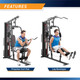 Marcy Home Gym System 150lb Weight Stack Machine  MWM-989 - Leg Developer and Preacher Curl Pad Infographic