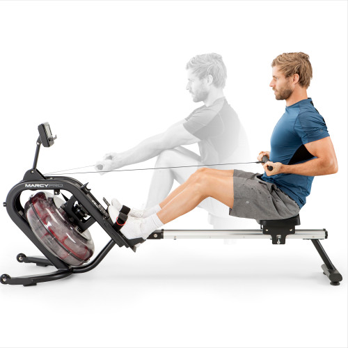 Marcy Indoor Water Rowing Machine  Marcy NS-6023RW in use by Model
