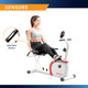 Marcy Recumbent Exercise Bike w Pulse Monitor  NS-908R - Infographic - Pulse Sensors