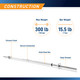 Marcy Standard 6' Weight Bar TRB-72.2 - Infographic - Construction