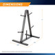 Marcy Standard Weight Plate Tree  - PT-5733 - Infographics - Dimensions