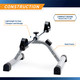 Mini Pedal Exercise Cycle Marcy NS-912 - Infographic - Construction