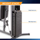 MWM-4965 - Marcy 150lb Stack Home Gym - Weight Stack