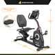 Recumbent Magnetic Exercise Bike with Heart Rate Monitor  Circuit Fitness AMZ-587R - Dimensions
