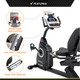 Recumbent Magnetic Exercise Bike with Heart Rate Monitor  Circuit Fitness AMZ-587R - Features