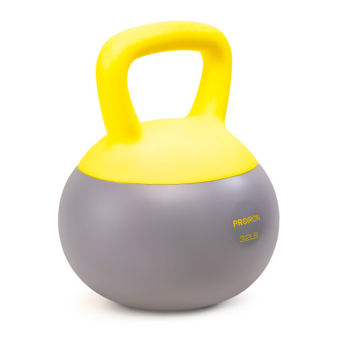 Soft Kettlebell 32lbs filled with Iron Sand, Non-Slip Handle, Kettle Weight for Exercise Workouts PRO-HL32L   ProIron
