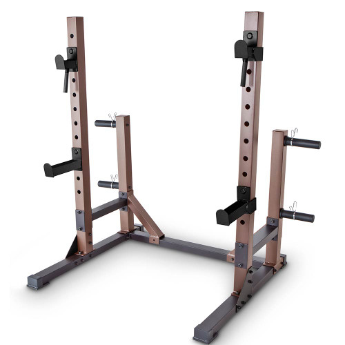 The Squat Rack Base Trainer SteelBody STB-70105 has a sturdy and durable construction