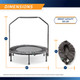 The Cardio Trampoline Trainer ASG-40 by Marcy - Dimensions