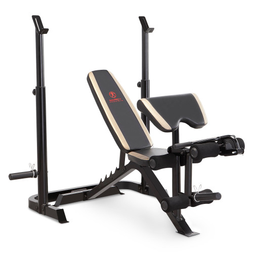 The Marcy Two-Piece Olympic Bench MD-879 will complete your home gym