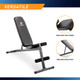 The Marcy Utility Bench SB-261W by Marcy is conveniently adjustable to vary your workout