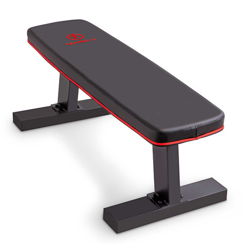 The Marcy SB-10510 Flat Bench can be utilized in home gyms for HIIT conditioning and training