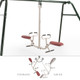 Tilt-A-Swing Swings Forward Backward Sideways 360 Gym Dandy GD-6662 Moves Front and Back